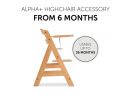 Pultík k jídelní židličce Hauck Alpha Wooden Tray