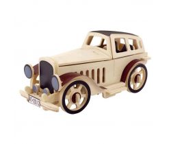 Dřevěné 3D puzzle RoboTime Klasický automobil 2
