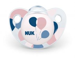 Silikonové šidítko Nuk Trendline Baloon Pink