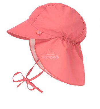 Klobouček proti slunci Lässig Flap Hat Coral
