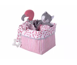 Textilní krabice Kikadu Flamingo