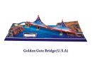 Třívrstvé pěnové 3D puzzle  - Golden Gate