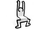 Dřevěná židle Vilac Keith Haring