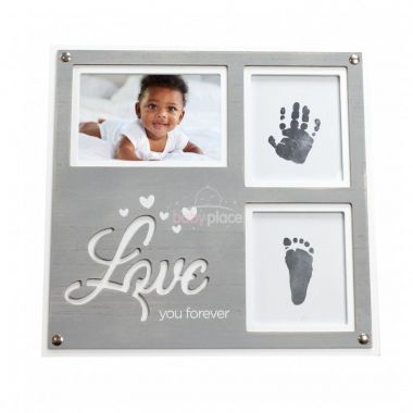 Rámeček pro otisk Happy Hands Vintage Frame Print Kit "Love you forever"
