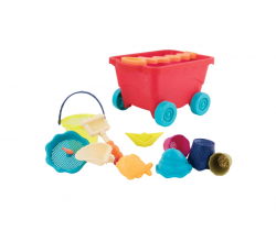 Vozík s hračkami na písek B-Toys