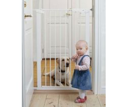 Vysoká zábrana 73-80 cm bílá BabyDan Premier PET GATE